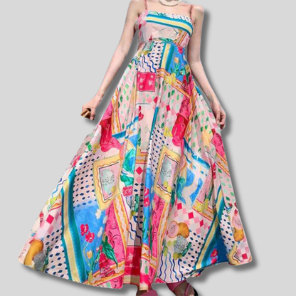 Thessa - Chic and Stylish Women's Printed Dress