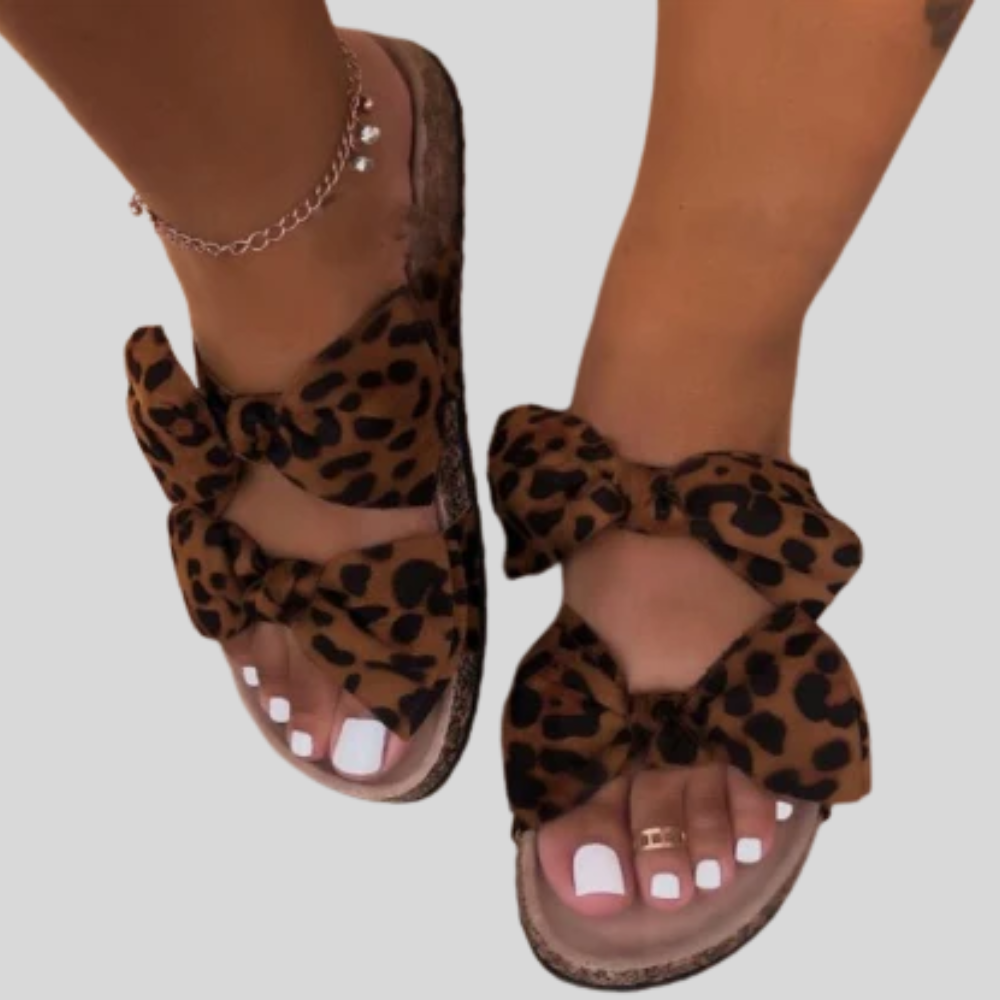 Chic Double Bow Women's Sandals by Wiki