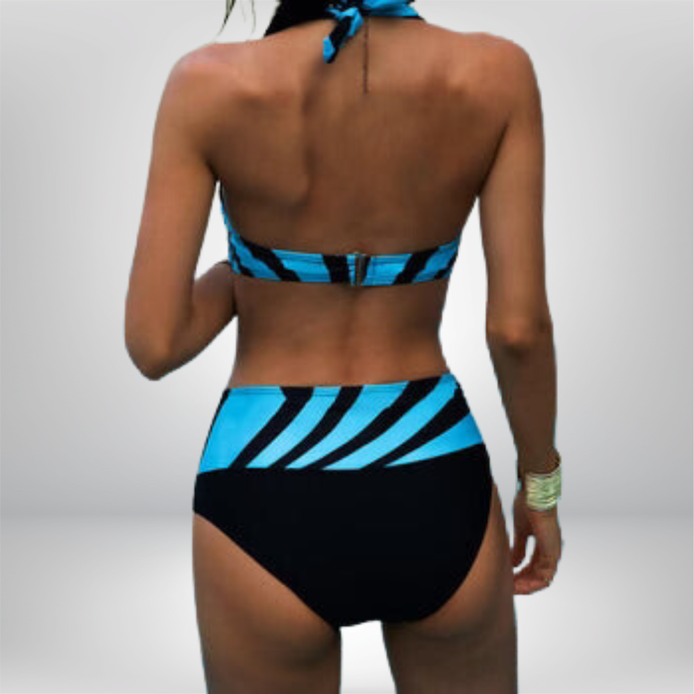 Adele - Stylish Striped Bikini Set for a Chic Beach Look