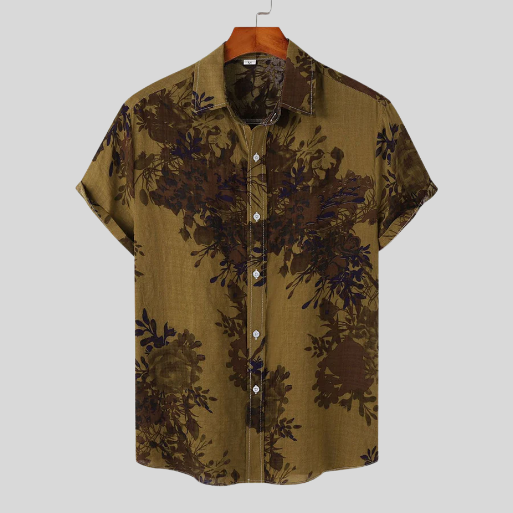 Eduardo - Stylish Floral Print Shirt for Men