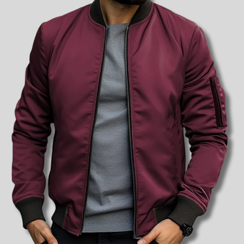 Stylish Men's Casual Bomber Jacket by Jarli