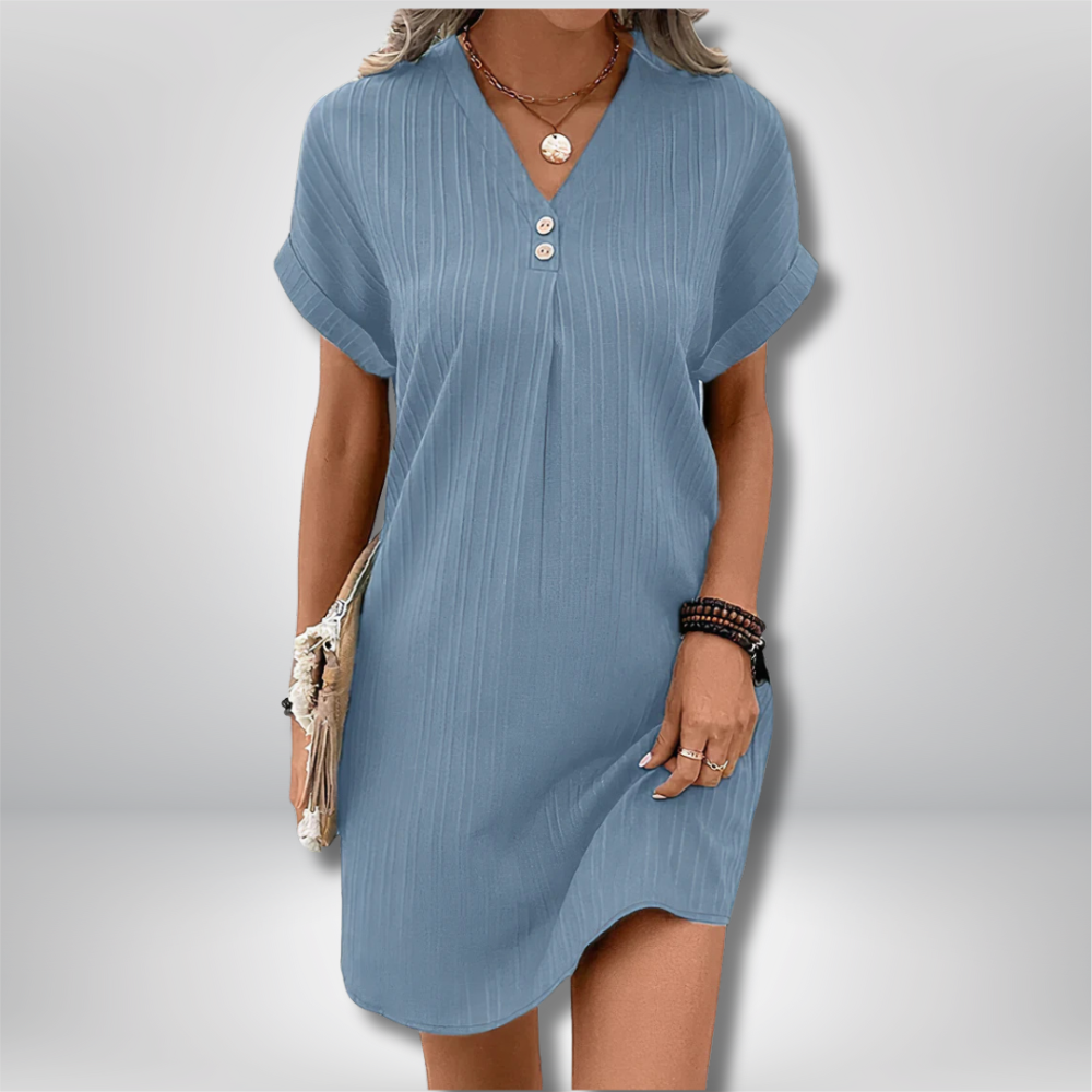 Gorgeous Matilda V-Neck Dress for Effortless Elegance