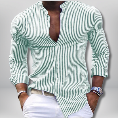 Isaac - Timeless Striped Shirt for Effortless Style