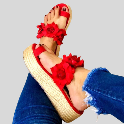 Wira - Elegant Floral Women's Sandals