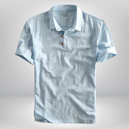 Phoenix - Timeless Linen Polo Shirt for Effortless Style