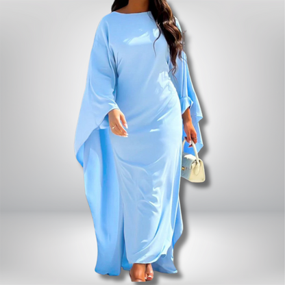 Lieke - Chic Batwing Sleeve Dress for Effortless Style