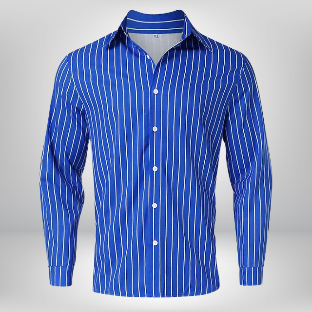 Nate - Vibrant Striped Shirt