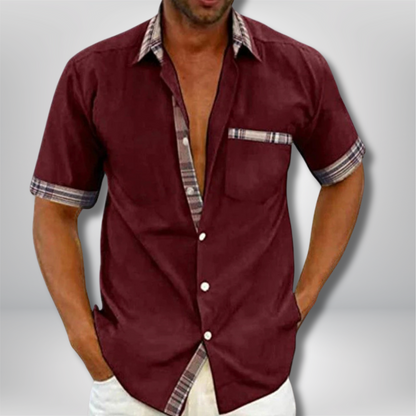 Patrick - Stylish Short-Sleeve Shirt for Effortless Elegance