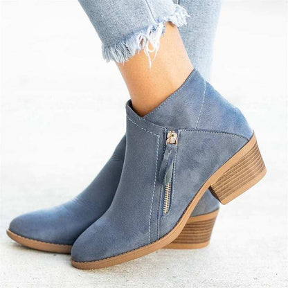 Serena | Luxurious Suede Ankle Boots for Ultimate Comfort