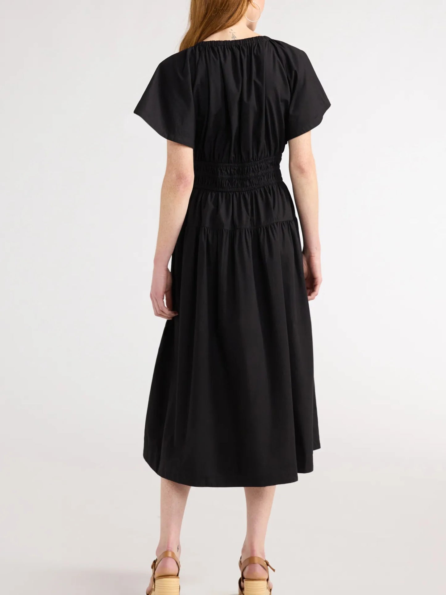 Denivie® – Women's Lightweight Denim Tiered Midi Dress