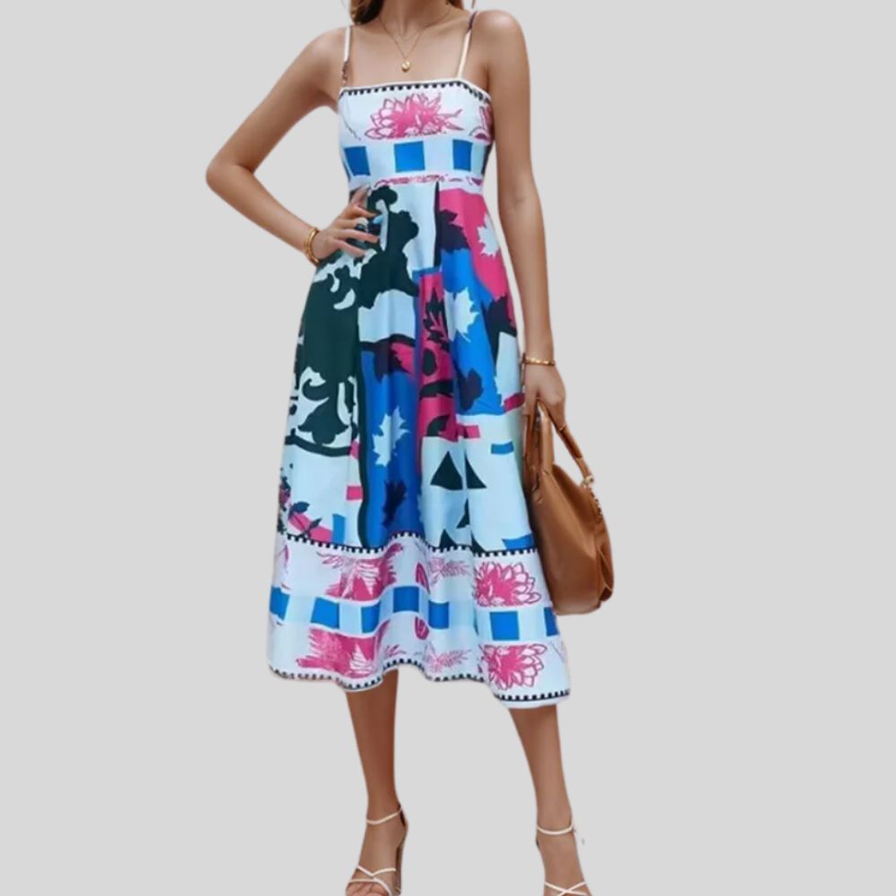 Thessa - Chic and Stylish Women's Printed Dress