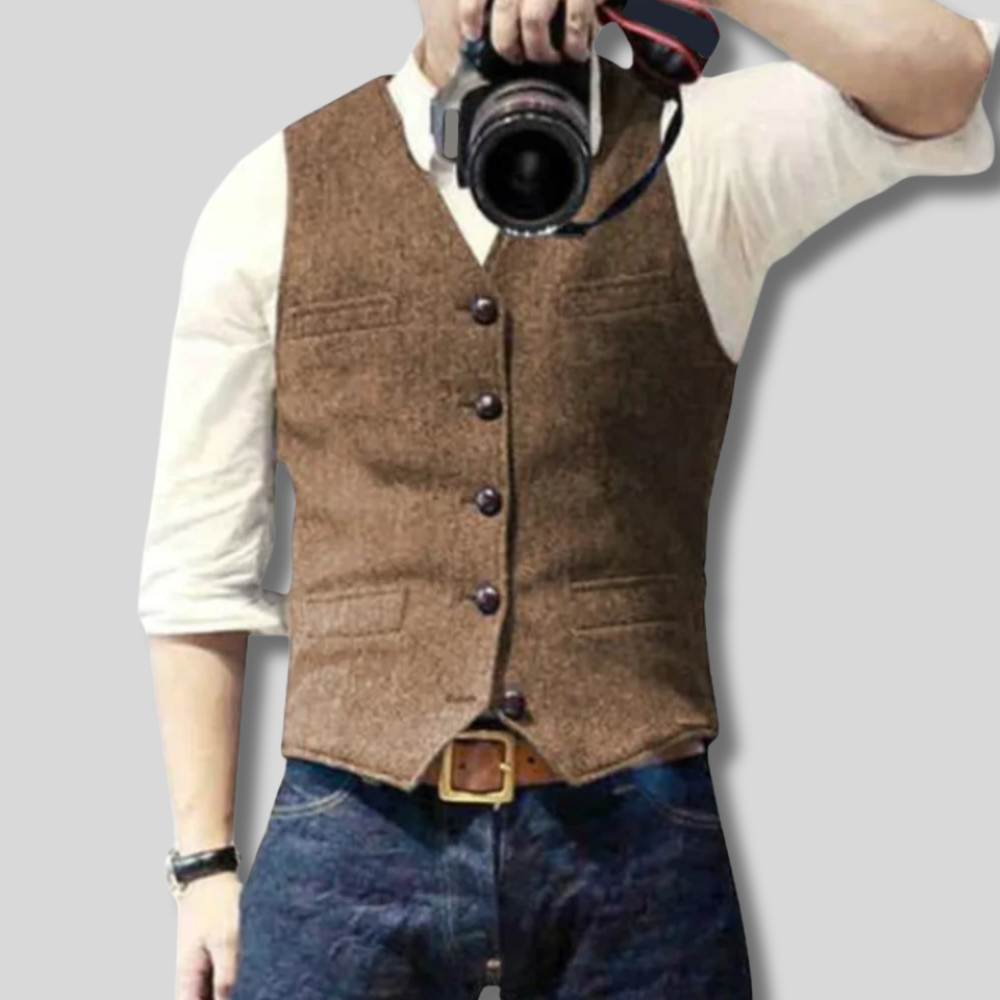 Nyoka - Timeless Men's Gilet for Everyday Style