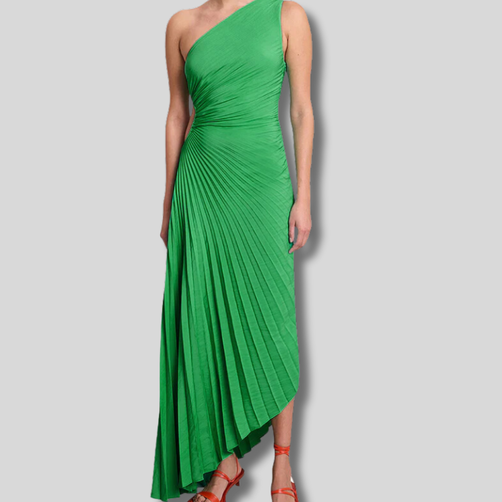 Tiffany - Stunning Pleated Maxi Dress for Effortless Elegance