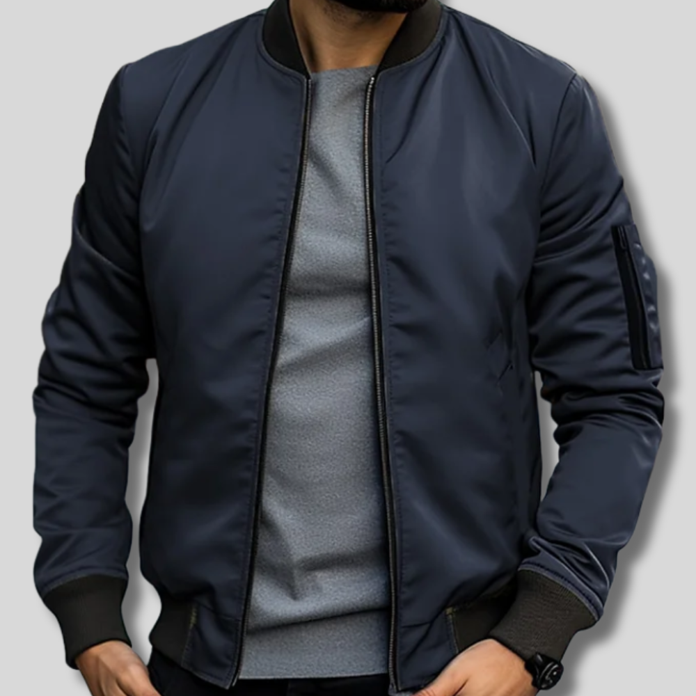 Stylish Men's Casual Bomber Jacket by Jarli