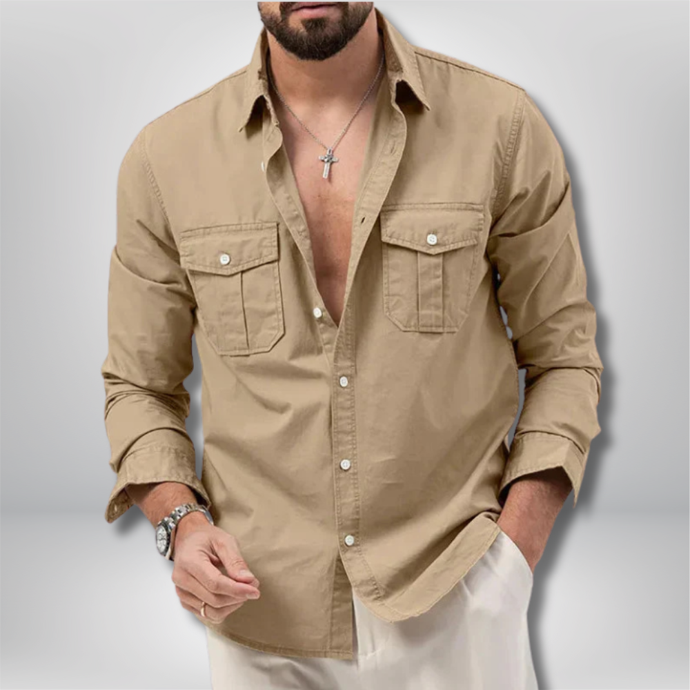 Brody - Trendy Cotton Shirt for a Chic Look