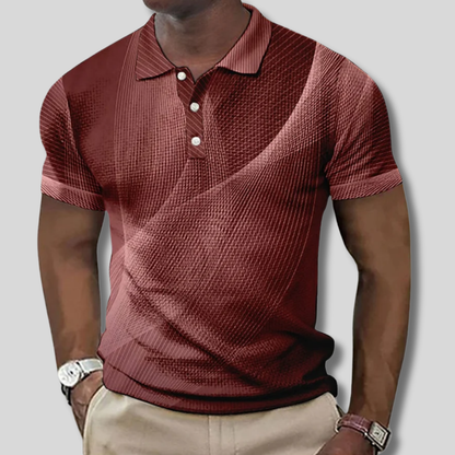 Donovan - Trendy Orange Men's Polo Shirt for Effortless Style