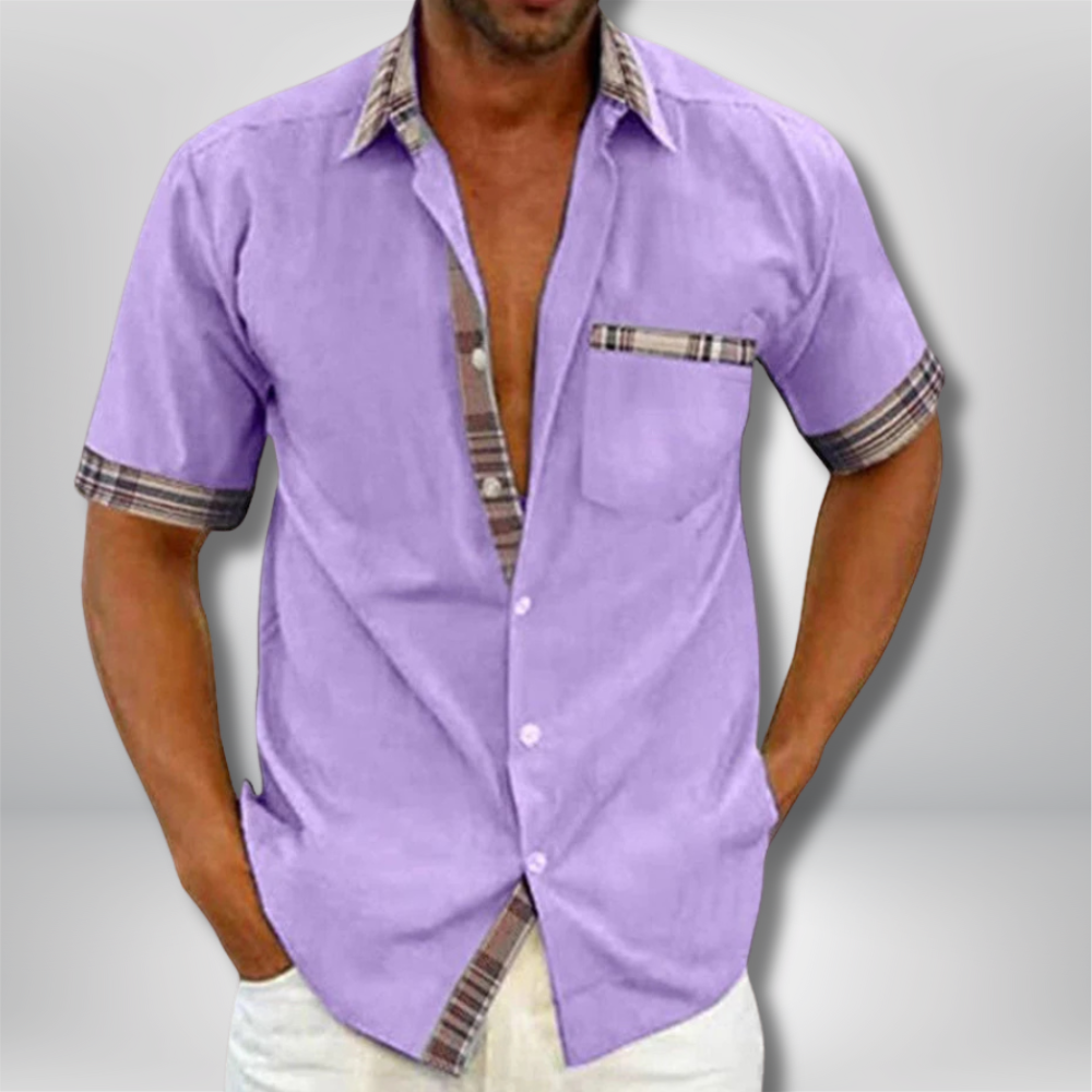 Patrick - Stylish Short-Sleeve Shirt for Effortless Elegance