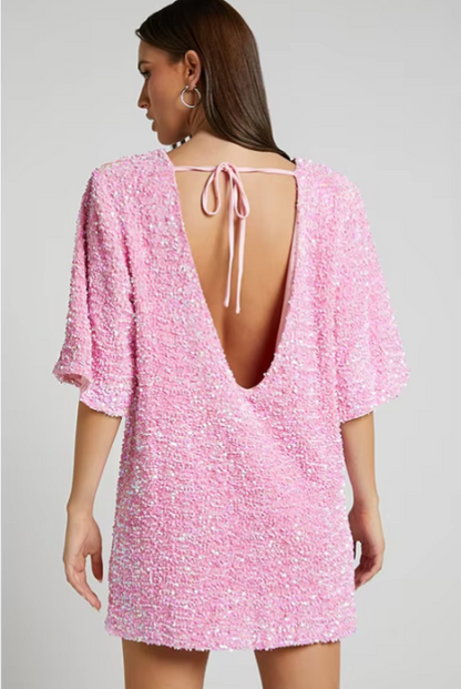 Wilda - Glamorous Sequined Mini Dress for Women