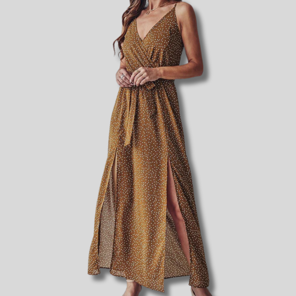 Valentina - Elegant Women's Maxi Dress with Stylish Slit