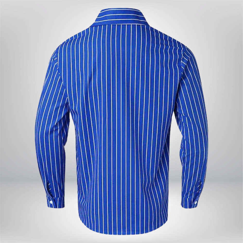 Nate - Vibrant Striped Shirt
