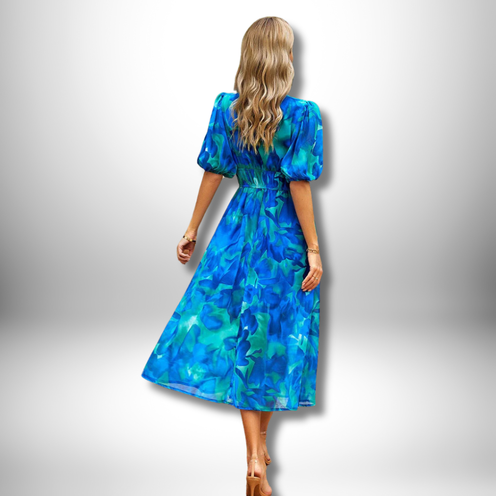 Emilia - Vibrant Long Dress for a Dazzling Look