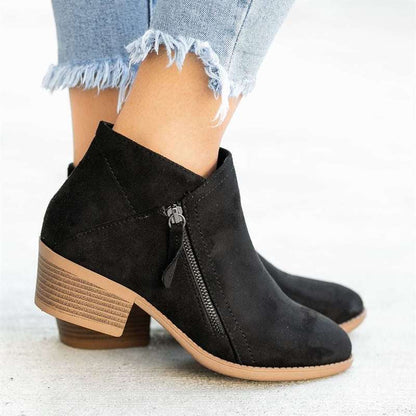 Serena | Luxurious Suede Ankle Boots for Ultimate Comfort