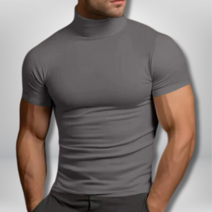 Tyler - Sleek Muscle Fit Turtleneck Tee
