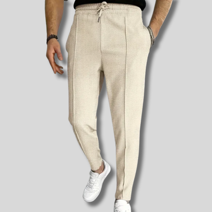 Stylish Men's Waffle Pattern Pants by Marcede