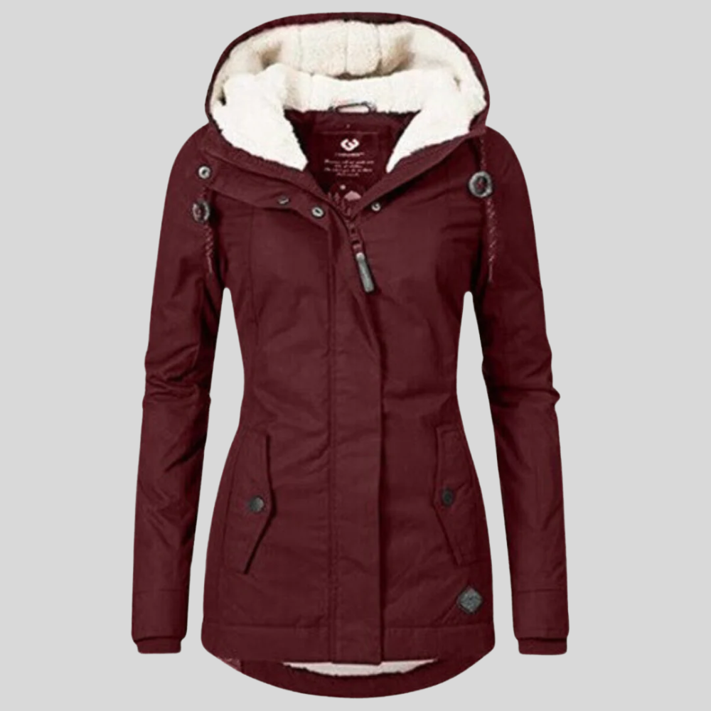 Chic Olive Women's Padded Jacket - Perfect Blend of Style and Comfort