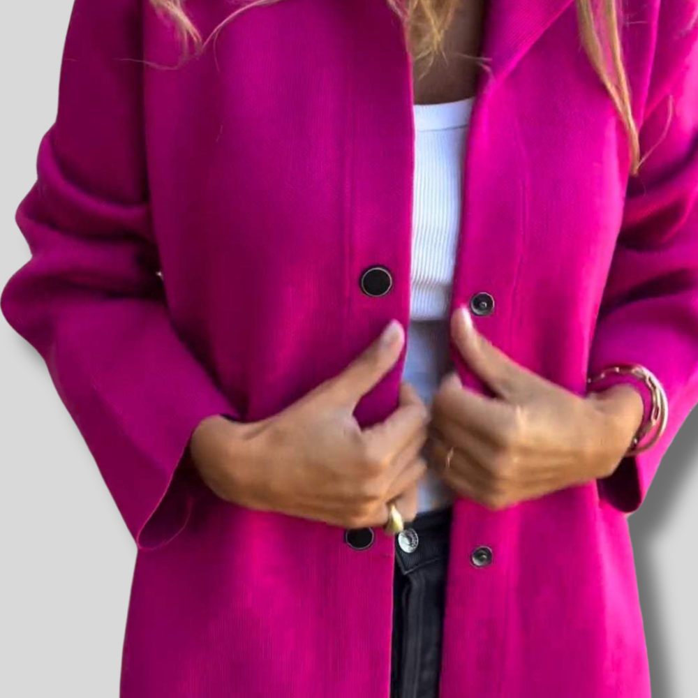 Charming Lizzy Cardigan Featuring Stylish Buttons and Cozy Hood