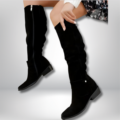 Stylish Keira Suede Ankle Boots