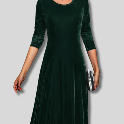 Sheza | Elegant Midi Dress for That Perfect Formal Look