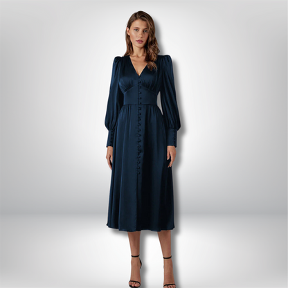 Mila - Stunning Satin Dress for a Touch of Elegance