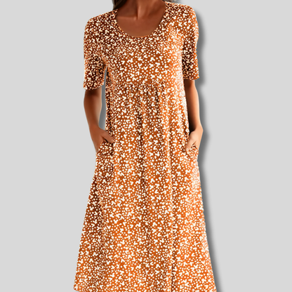 Qahira - Stylish Round Neck Casual Dress for Every Occasion