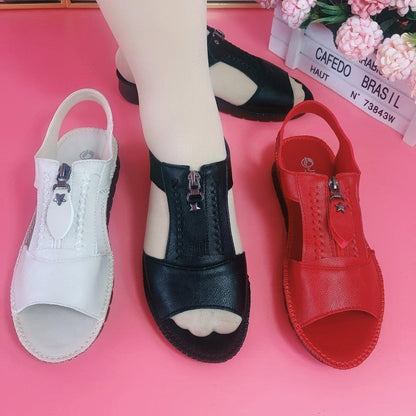 Thea | Stylish Leather Orthopedic Sandals for Ultimate Comfort