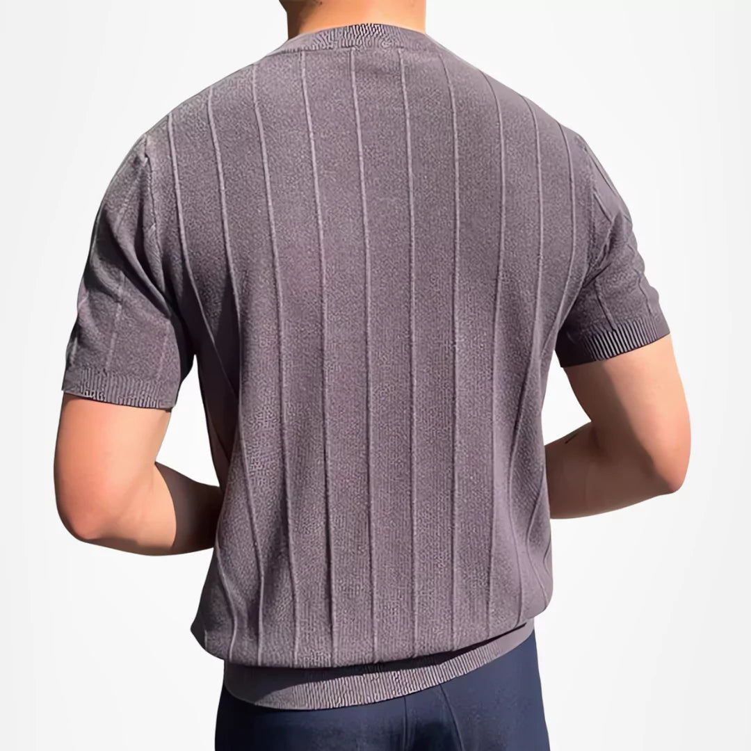 Stylish Ribbed Knit Shirt by Jack