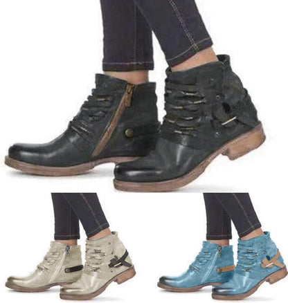 Astrid - Chic Vintage-Inspired Women's Boots