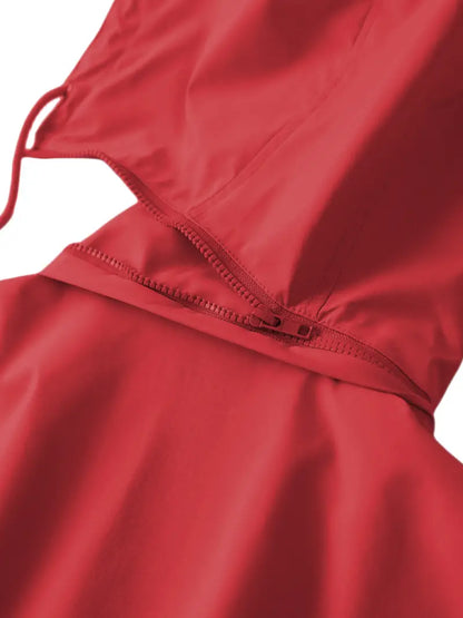 Kiah - Stylish Women's Long Sleeve Rain Coat for Elegance in Any Weather