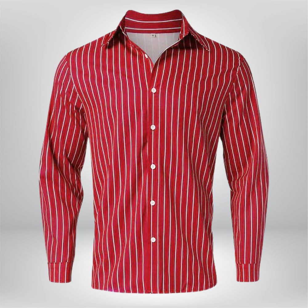 Nate - Vibrant Striped Shirt