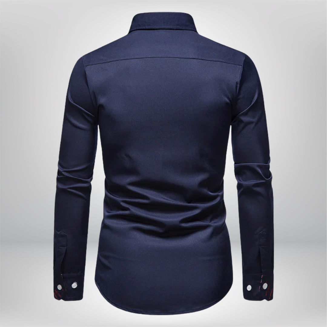 Elevate Your Style with the Benjamin Long Sleeve Chic Shirt