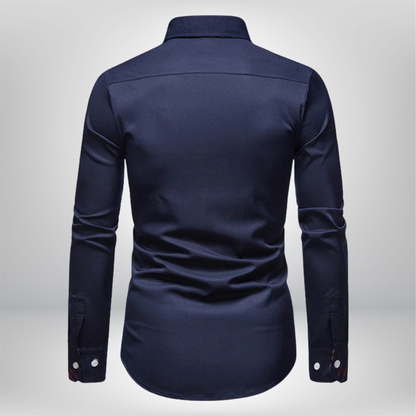 Elevate Your Style with the Benjamin Long Sleeve Chic Shirt