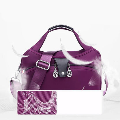 Versatile MultiSafe Waterproof Nylon Handbag - Stay Stylish and Protected!
