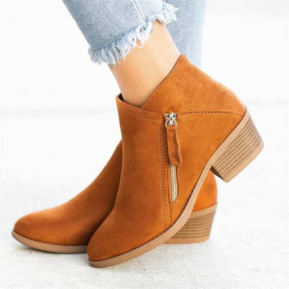 Serena | Luxurious Suede Ankle Boots for Ultimate Comfort