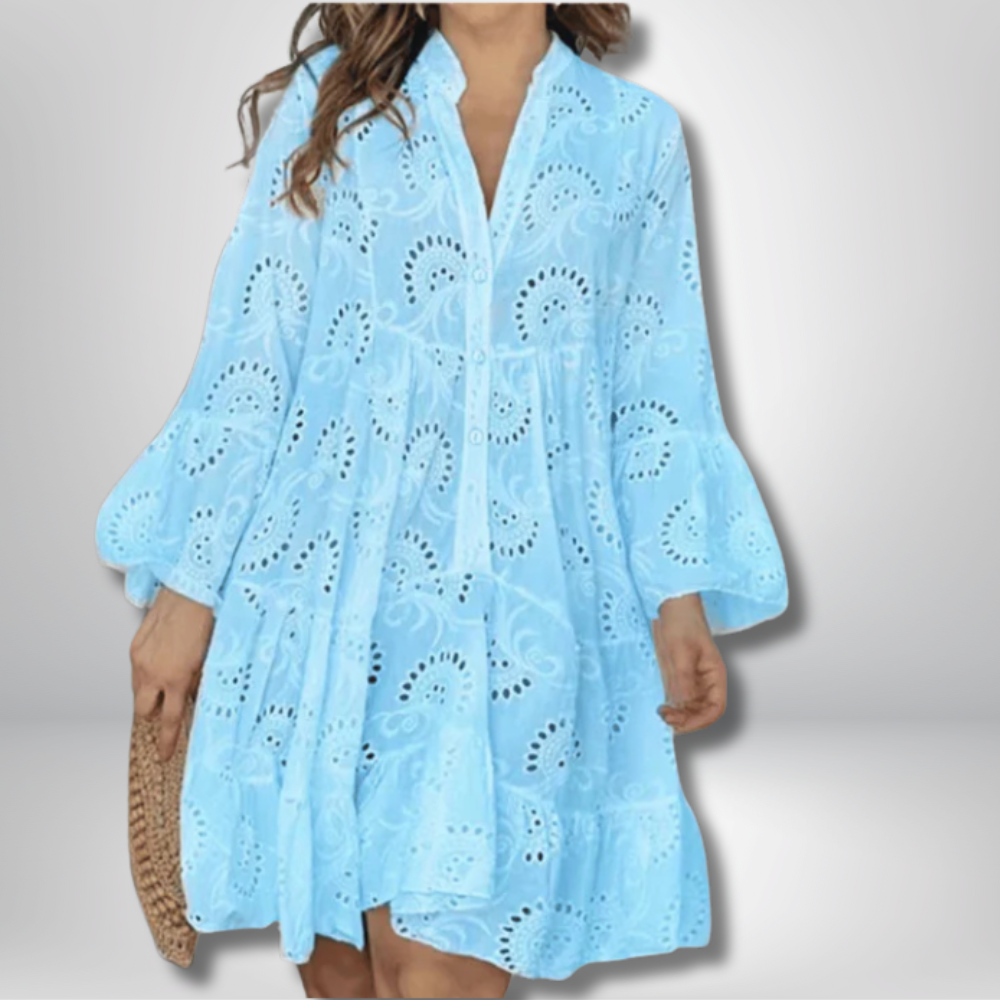 Brooklyn - Stunning Embroidered Elegance Dress