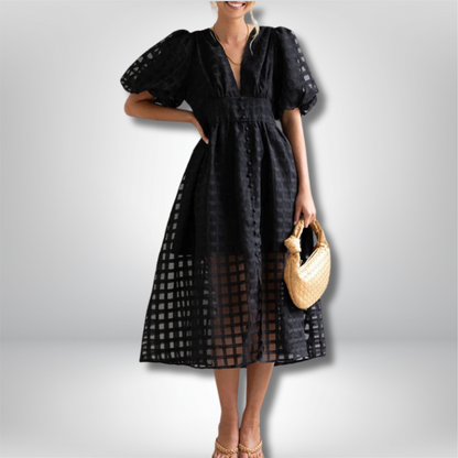 Imani - Joyful Summer Midi Dress for Effortless Style