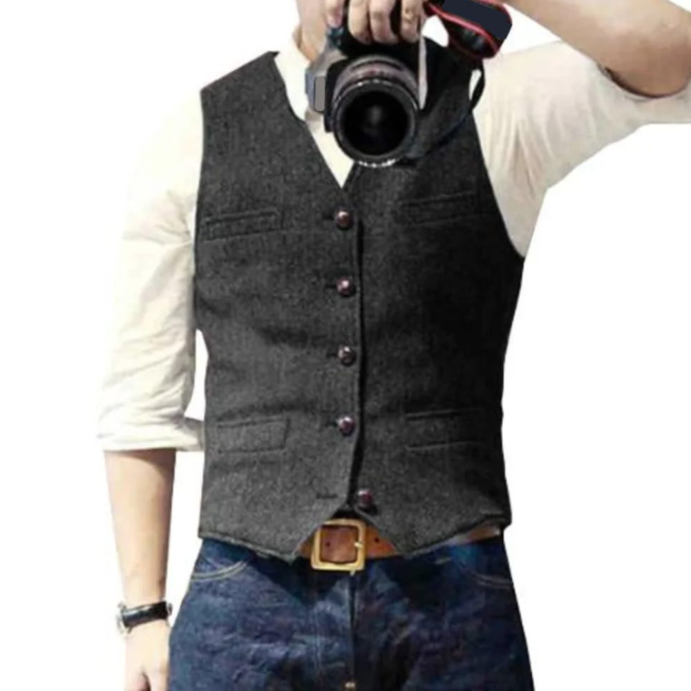 Nyoka - Timeless Men's Gilet for Everyday Style