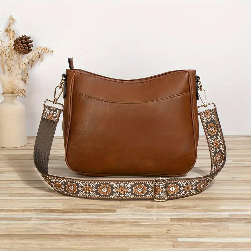 Chic Vegan Shoulder Bag - Stylish & Eco-Friendly!