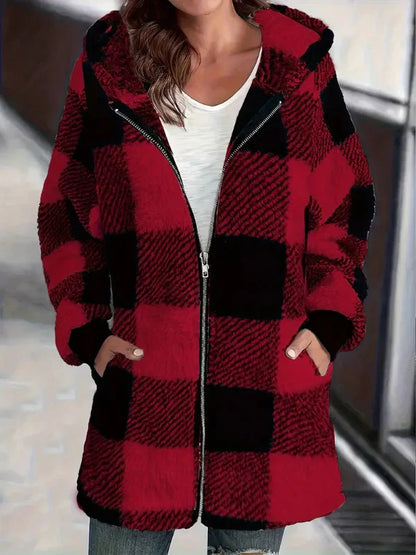 Novalee | Snug and Stylish Plaid Jacket