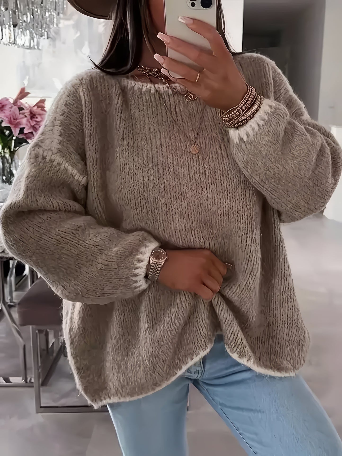 Isla | Chic Luxe Knit Sweater for Ultimate Comfort