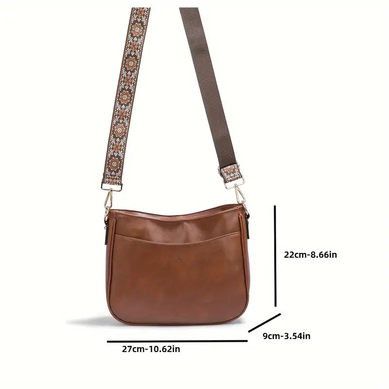 Chic Vegan Shoulder Bag - Stylish & Eco-Friendly!